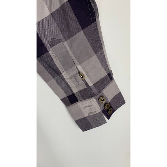 Knox FR Gray Plaid Button-Down Work Shirt Mens XXL New Flame Resistant Uniform - Picture 5 of 9